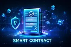 Smart contract code and audit logic visual